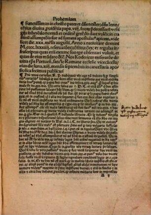 Regule cancellarie apostolice : cu[m] ear[um] notabili [et] subtilissima glosa