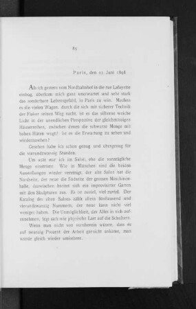 Paris, den 12. Juni 1898