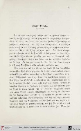 Zweite Periode: 1830-1840