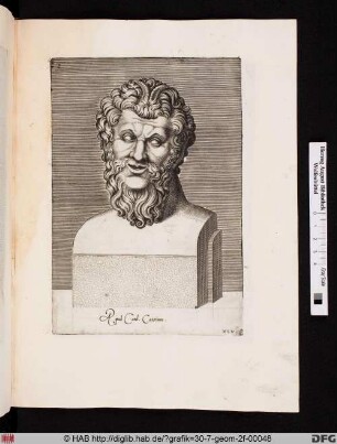 Büste eines Satyrs.