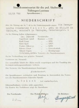 Holoch, Friederike