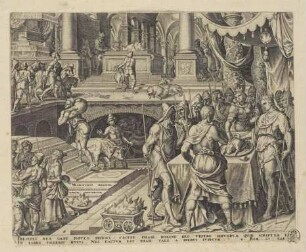 Joschija feiert das Passahfest, Blatt 8 aus der Folge "König Joschija restauriert das Gesetz des Herrn"