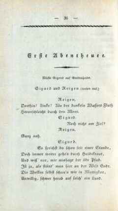 Erste Abentheure