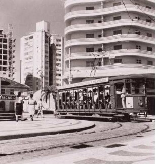 Brasilien, Santos, Straßenansicht, um 1960