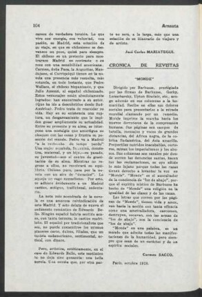 Crónica de Revistas
