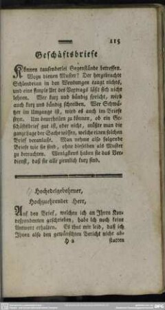 Geschäftsbriefe