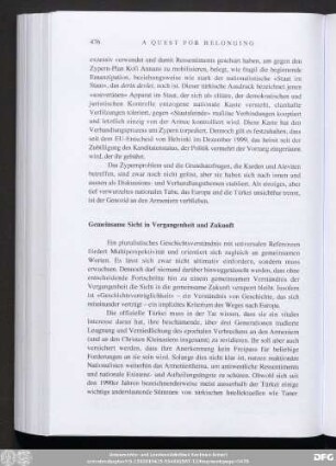 Gemeinsame Sicht in Vergangenheit und Zukunft