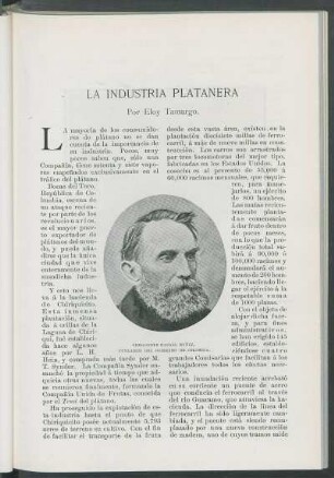 La industria platanera.