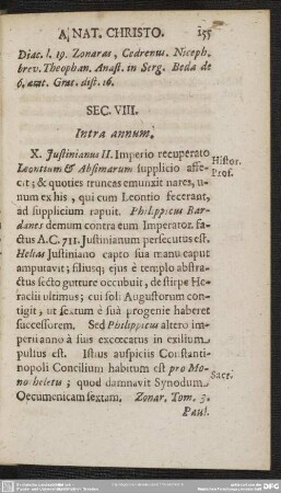 Sec. VIII. Intra annum