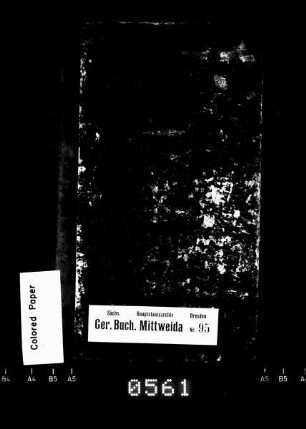 Gerichtshandelsbuch von Königshain (bei Mittweida), Bd. 7