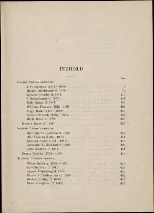 Indhold