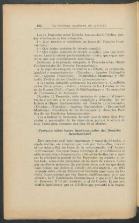 Proyecto sobre bases fundamentales del Derecho Internacional