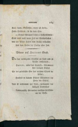 169-171, Blume auf Huttens Grab