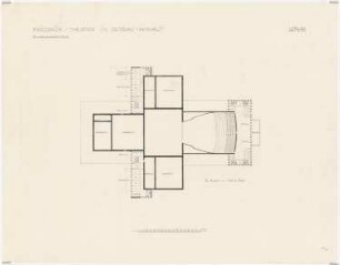Friedrich-Theater, Dessau: Grundriss 2. Obergeschoss