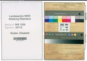 Entnazifizierung Elisabeth Kloster , geb. 26.09.1918 (Schaffnerin)