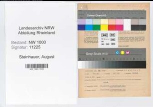 Entnazifizierung August Steinhauer, geb. 14.05.1903 (Postangest.)