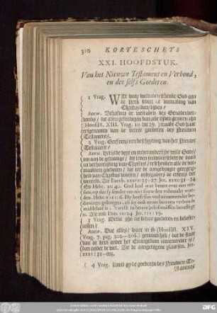 XXI. Hoofdstuk. Van het Nieuwe Testament en Verbond, en des selfs Goerderen.
