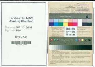 Entnazifizierung Karl Ernst , geb. 11.03.1902 (Brunnenbauer)