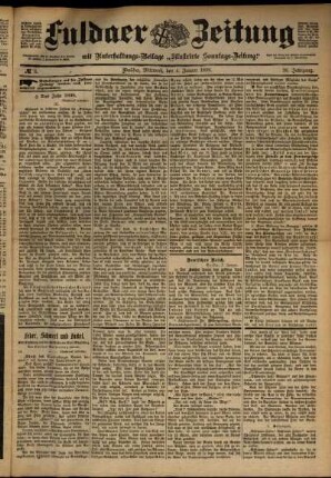 Ausgabe vom Mittwoch, den 04. Januar 1899.