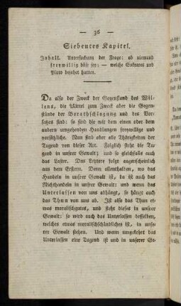 36-44, Siebentes Kapitel