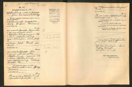 Standesamtsbuch der Stadt Aschaffenburg: Eheschließungen 252/1930 - 130/1931