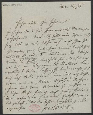 Brief an Ludwig Strecker  : 25.12.1917