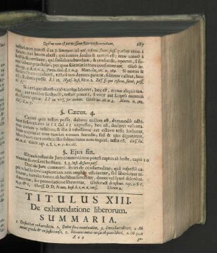 Titulus XIII. De exhaeredatione liberorum.