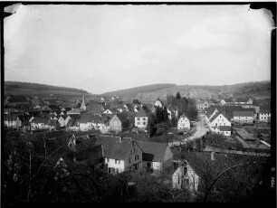 Adelsheim Ortsansicht von Südwesten - Südteil des Ortes
