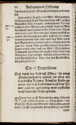 Die 28. Proposition. - Die 36. Proposition.