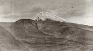 Die Südseite des Chimborazo, vom Totorillas-Tal (3979 m) aus