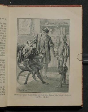 Abbildung: Eines Tages wurde Martin Behaim in das kleine Sonderkontor seines Prinzipals gerufen. (S. 23)
