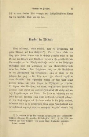 Neander im Hörsaale