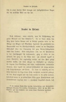 Neander im Hörsaale