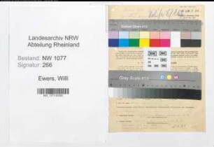 Entnazifizierung Willi Ewers , geb. 29.10.1913 (Polizist)