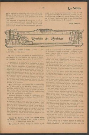 Revista de revistas