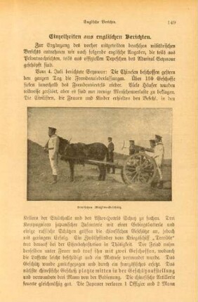 Einzelheiten aus englischen Berichten
