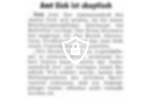 Amt Siek ist skeptisch