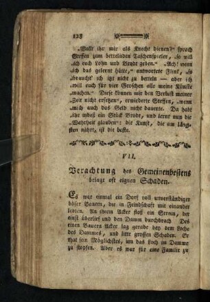 Verachtung des Gemeinenbestens bringt oft eigenen Schaden