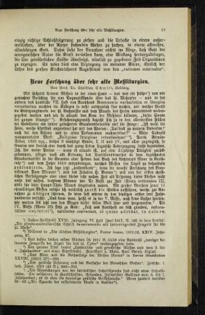 Neue Forschung über sehr alte Meßliturgien