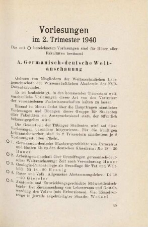 45-46, A. Germanisch-deutsche Weltanschauung