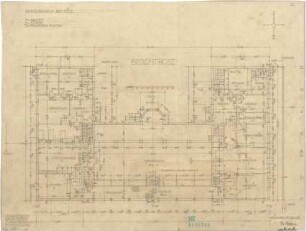 Fischer, Theodor; Bad Tölz (Bayern); Gewerbehalle - Grundriss EG