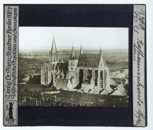 Oppenheim, Katharinenkirche : Außenansicht von NW, Fernsicht