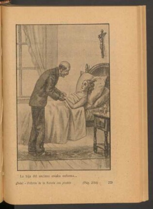La hija del anciano estaba enferma... - [Ilustración]