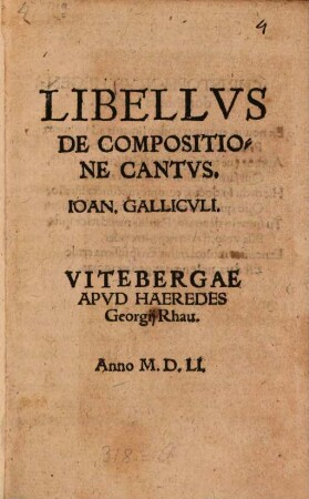Libellus de compositione cantus