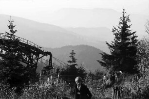 Bergstation der Schauinslandbahn mit Kabine