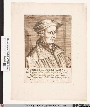 Bildnis Conrad Pellicanus (eig. Kürsner)