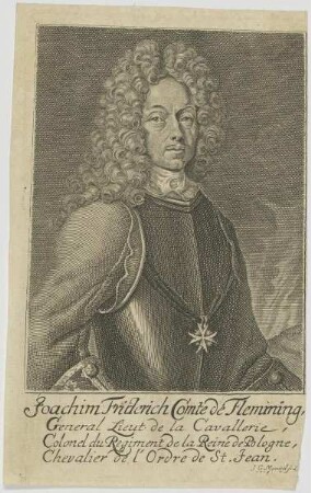 Bildnis des Joachim Friderich Comte de Flemming