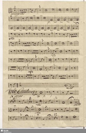 1760. Cavatina: Tacita l'ombre intorno / Ghinassi, S.