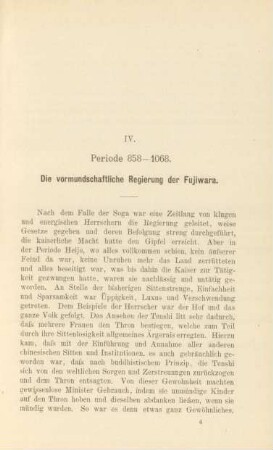 IV. Periode 858 - 1068
