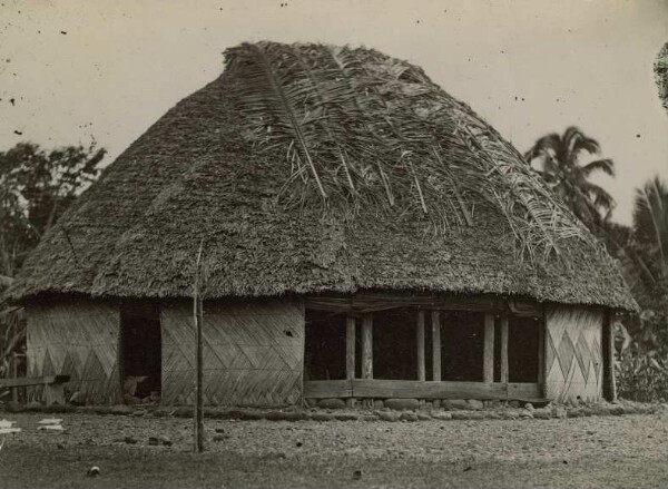 "Haus auf Samoa-Ins."